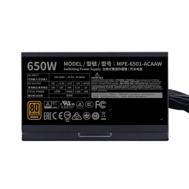 Nguồn Cooler master MWE 650W BRONZE V2 FULL RANGE