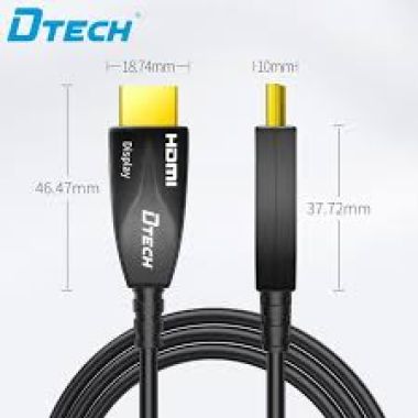 Cáp HDMI 2.0 sợi quang chuẩn 4K@60Hz chính hãng Dtech dài từ 2M đến 100M