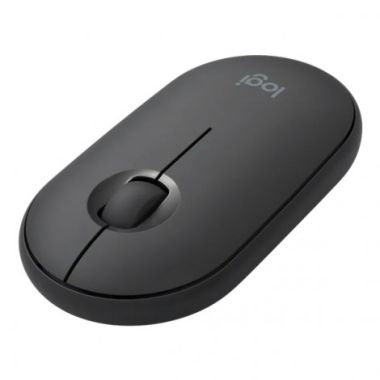 Chuột không dây Logitech Pebble Mouse 2 Silent M350S màu đen/hồng