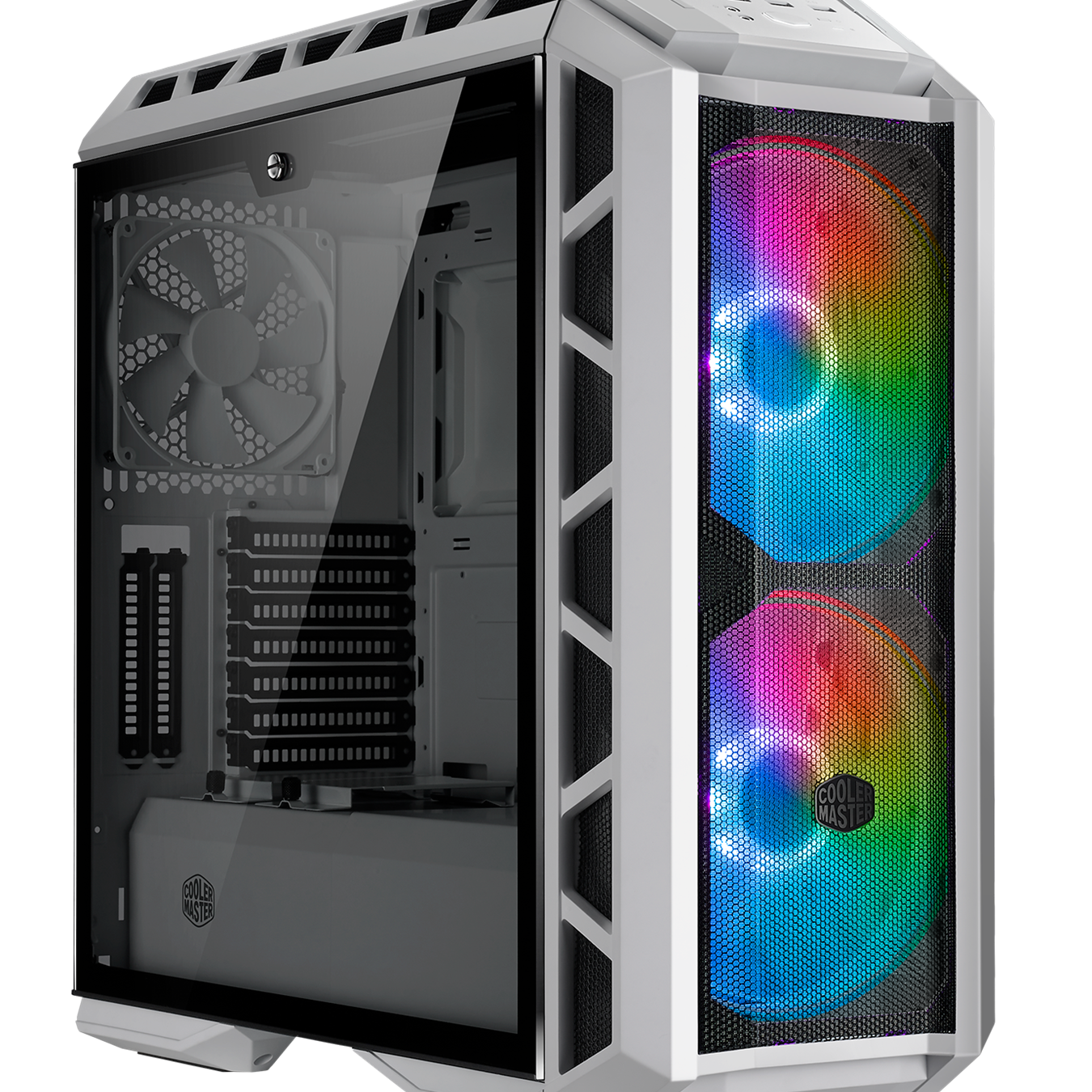 Case CoolerMaster H500P TG MESH WHITE ARGB