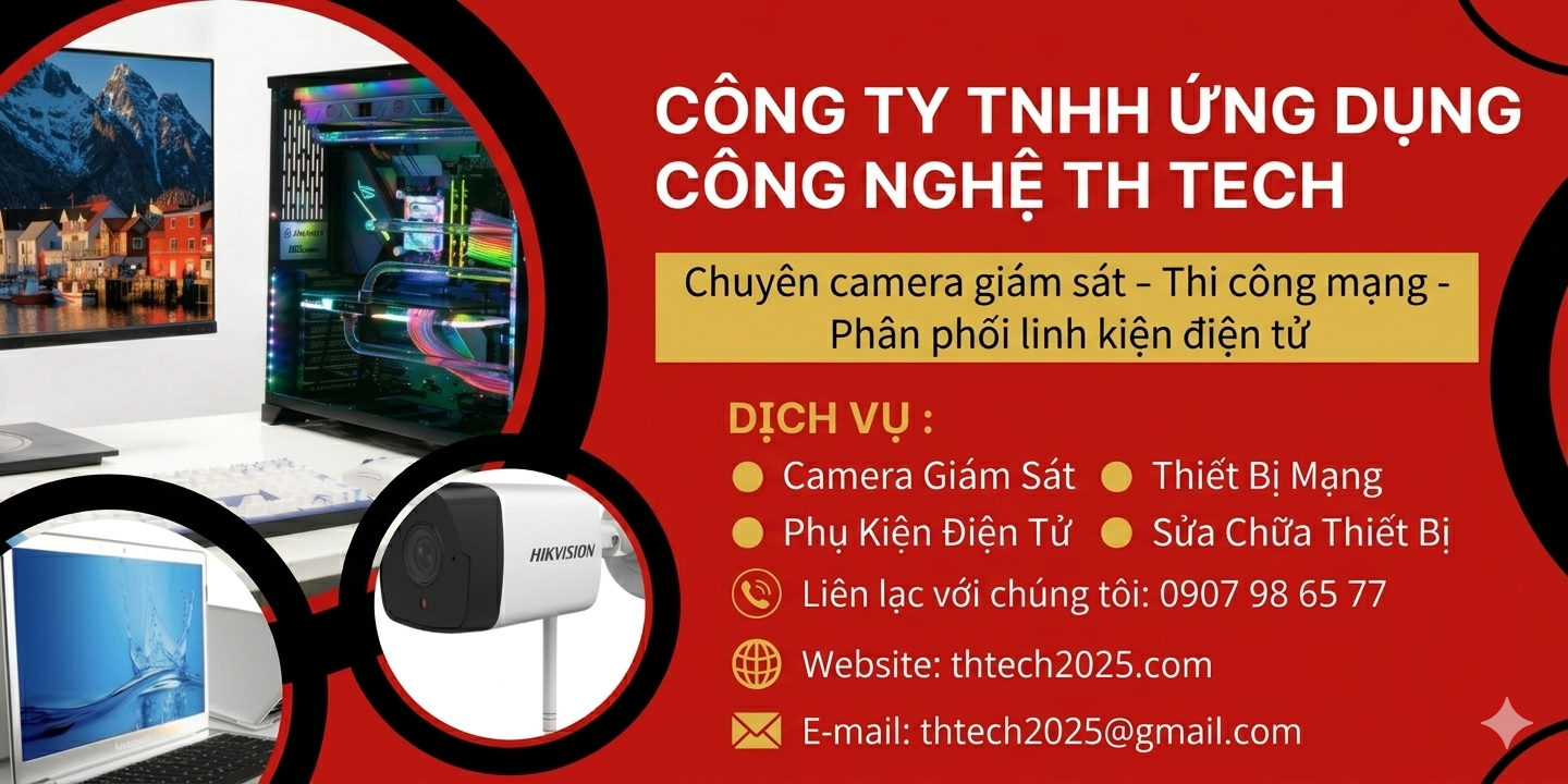 CÔNG TY TNHH ỨNG DỤNG CÔNG NGHỆ TH TECH