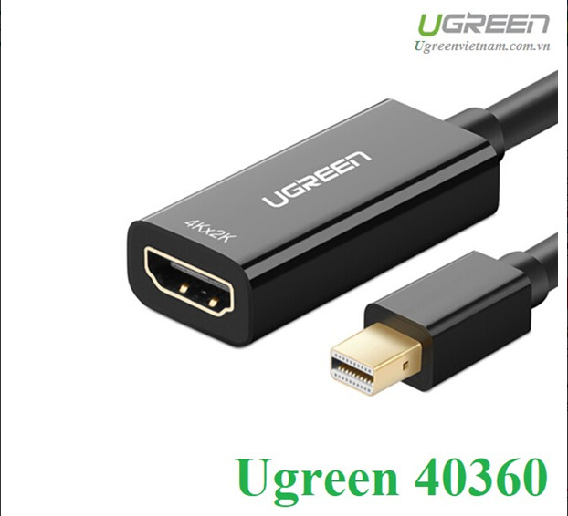 Cáp chuyển đổi Mini Displayport to HDMI hỗ trợ 4Kx2K chính hãng Ugreen 40360 cao cấp