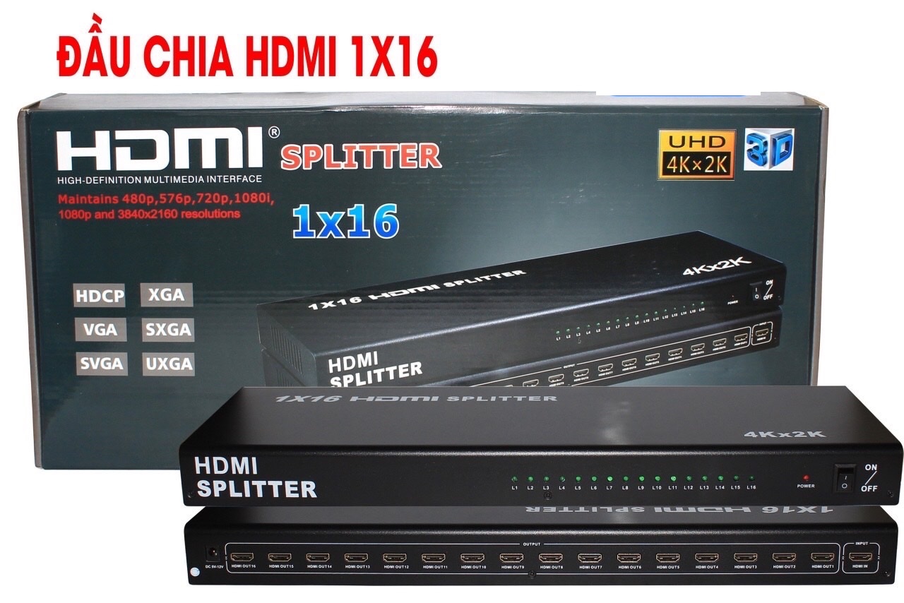 Bộ chia HDMI 4KX2K 1 ra 2/4/8/16