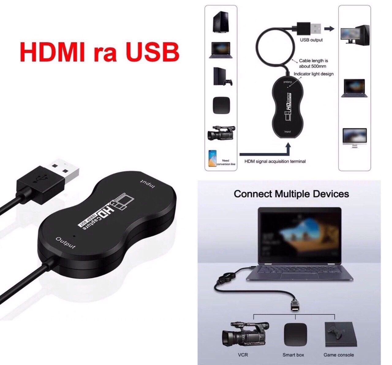 Cáp chuyển HDMI ra USB