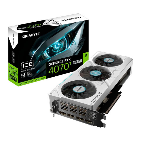 Card Màn Hình Gigabyte GeForce RTX 4070 SUPER EAGLE OC ICE 12G (N407SEAGLEOC ICE-12GD)