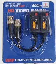 Balun bấm 8MP đỏ đen hàng xịn