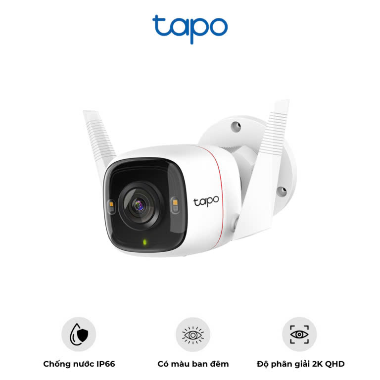 Camera IP ngoài trời 4MP TP-Link Tapo C320WS 2K
