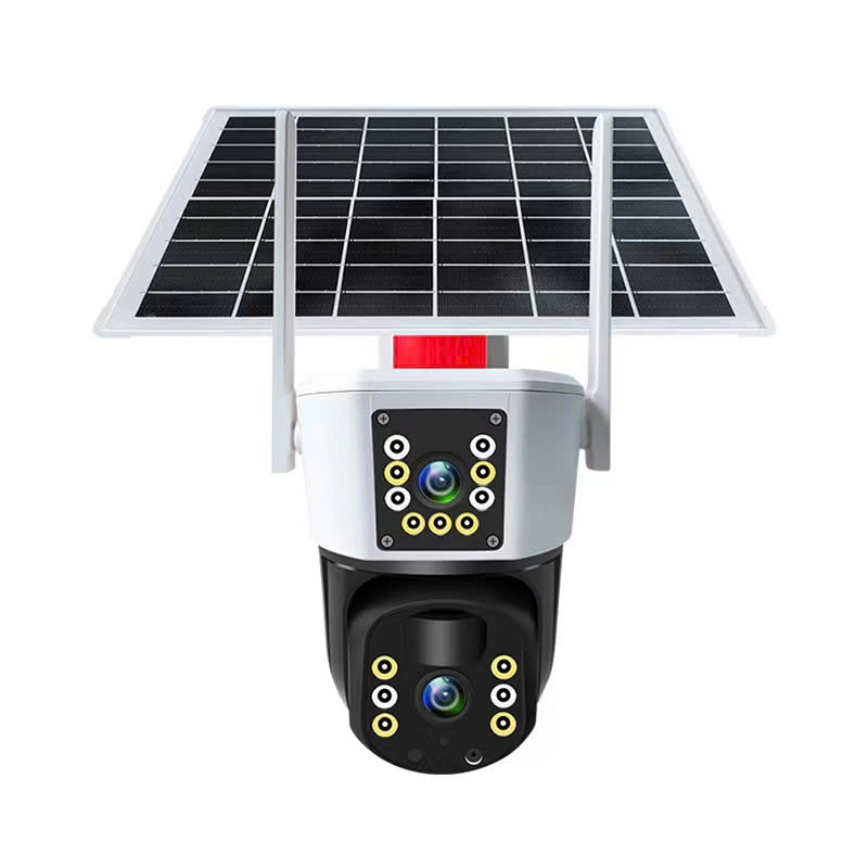 Camera Ngoài Trời Yoosee TG37 Dùng Sim 4G Năng Lượng Mặt Trời, 2 Ống Kính