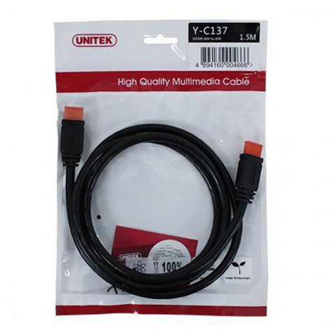 Cáp HDMI 1.4 UNITEK YC137U Dài 1.5m