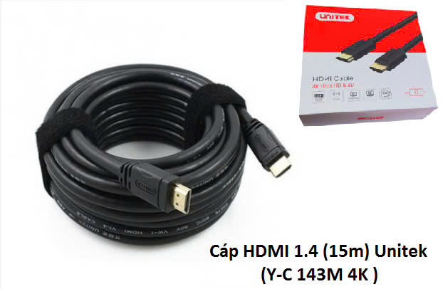 Cable HDMI 15m 4K UNITEK YC 143M