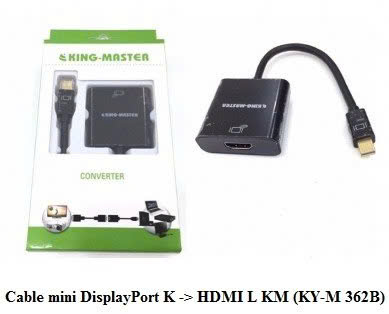 Cáp chuyển mini Displayport ra HDMI Kingmaster KY-M362