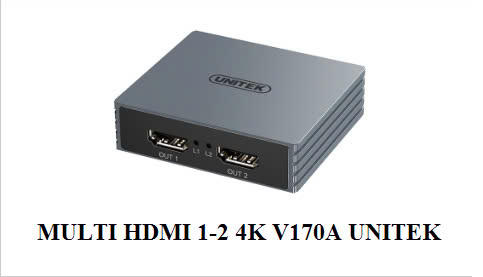 Bộ chia HDMI 1 ra 2 cổng Unitek V170A