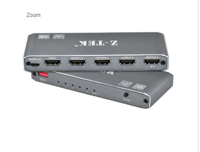 Bộ Switch HDMI 1 Ra 4 Cổng Ztek ZY451