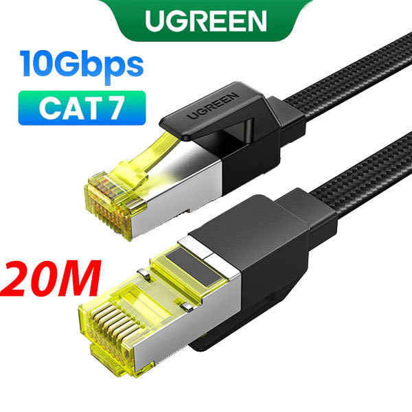 Dây Mạng U/FTP CAT7 Dài 20M Thân Dẹt Ugreen 40167