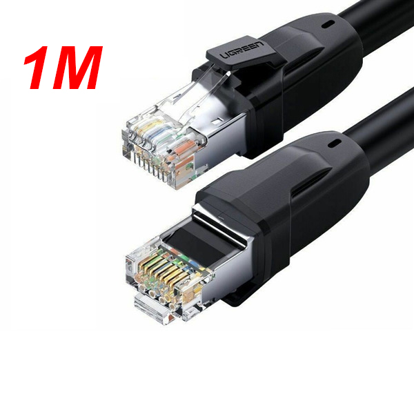 Cáp Mạng Cat 8 Dài 1M 24AWG Đúc Sẵn 2 Đầu S/FTP Ugreen 70327