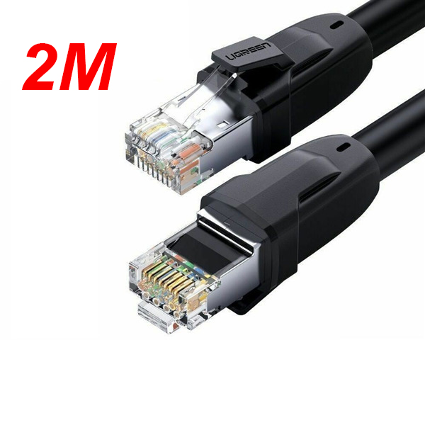 Cáp Mạng Cat 8 Dài 2M 24AWG Đúc Sẵn 2 Đầu S/FTP Ugreen 70329