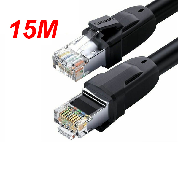 Cáp Mạng Cat 8 Dài 15M 24AWG Đúc Sẵn 2 Đầu S/FTP Ugreen 80727