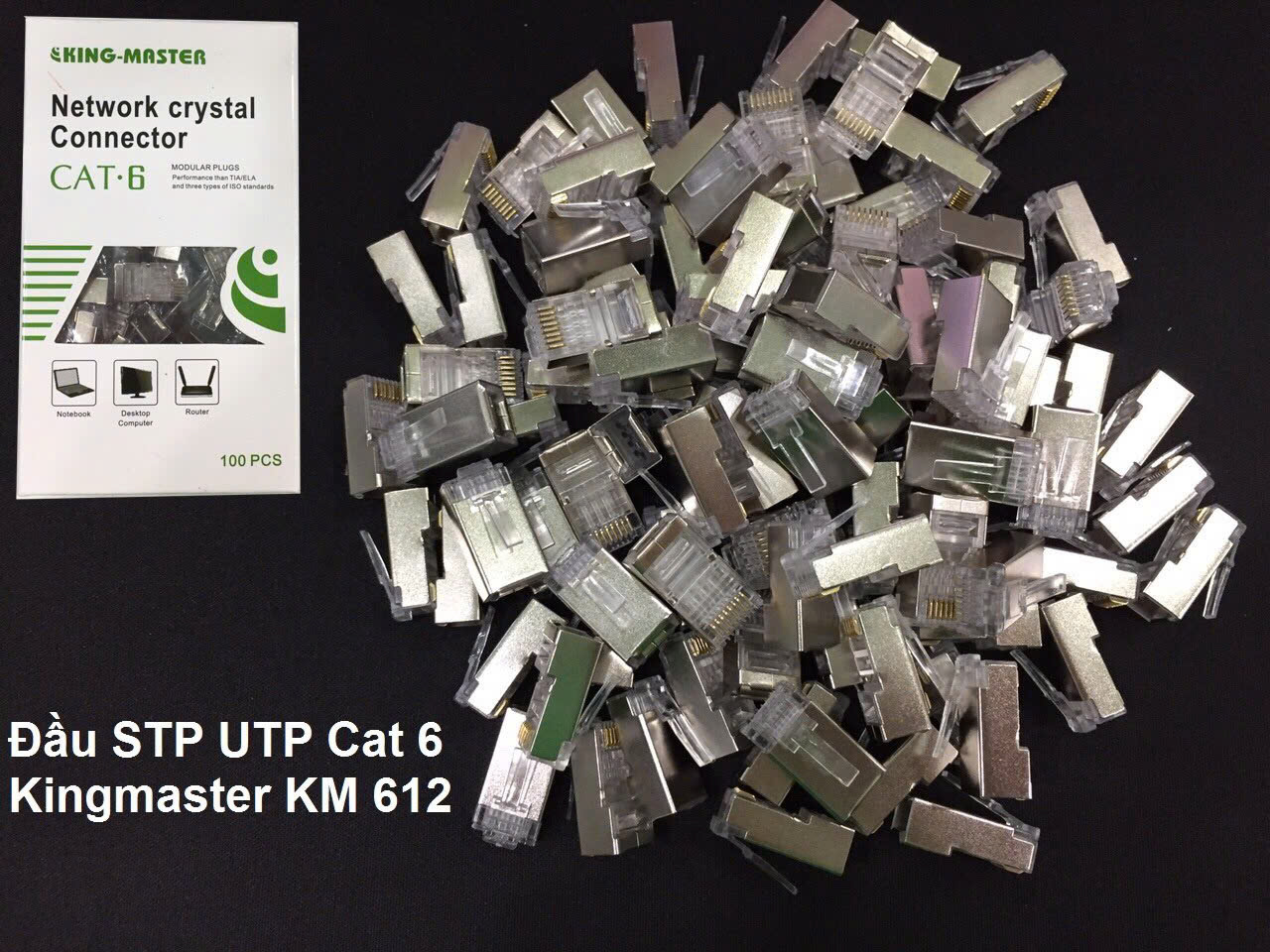 Đầu mạng STP UTP Cat 6 Kingmaster KM612