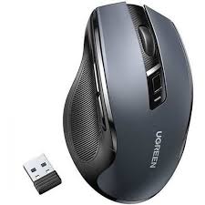 Chuột không dây Ultra Silent 2.4Ghz, chuột công thái học 5 cấp độ 4000DPI Ugreen 15063