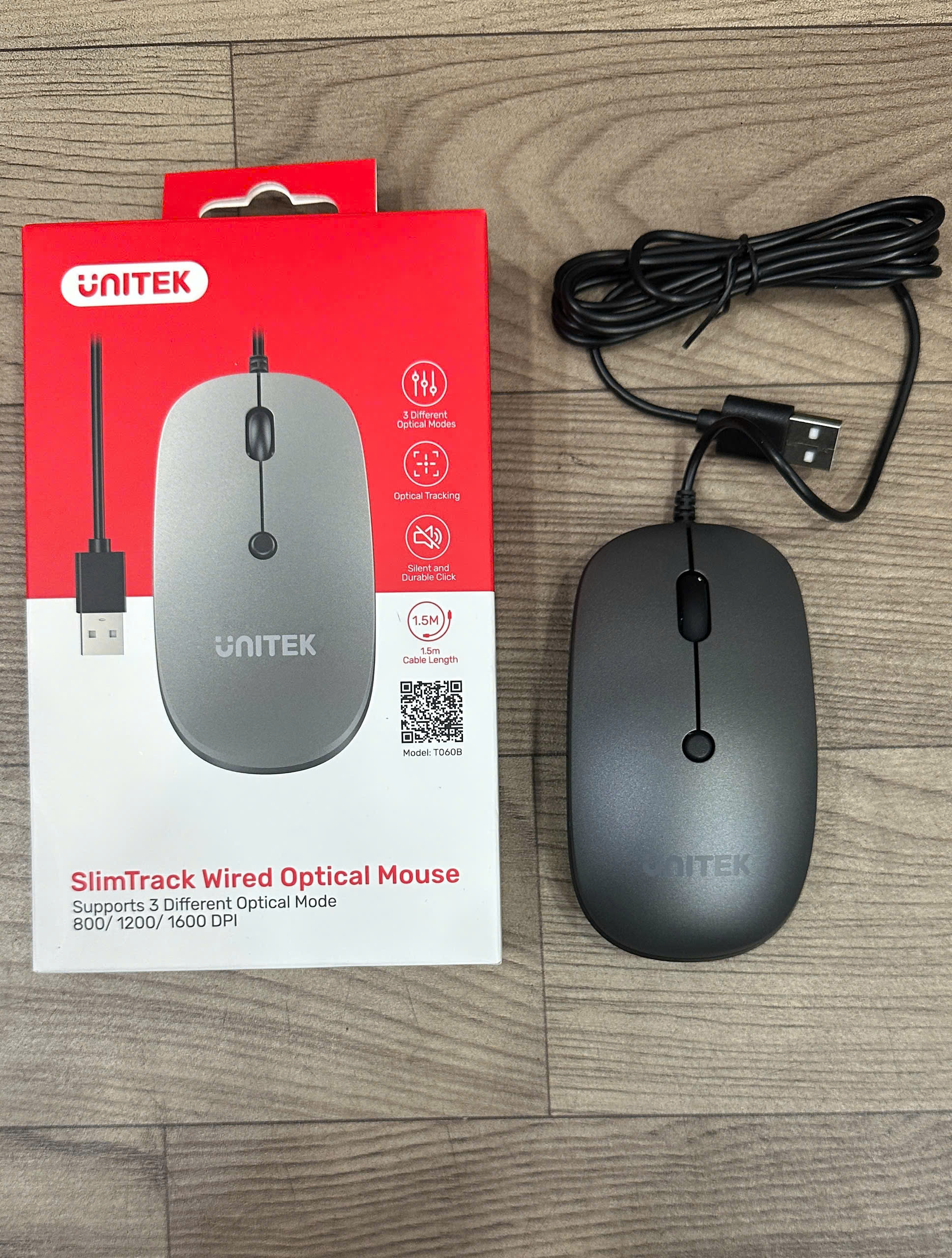 CHUỘT USB UNITEK T060BGY01