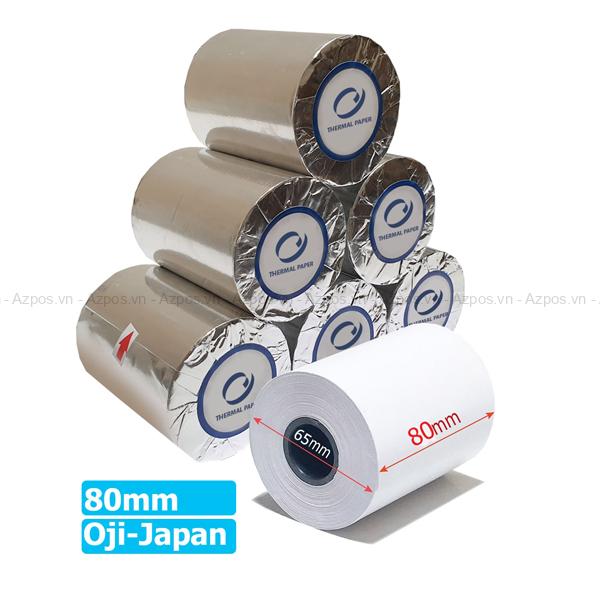 Giấy in nhiệt K80 thương hiệu OJI (thùng 50c)