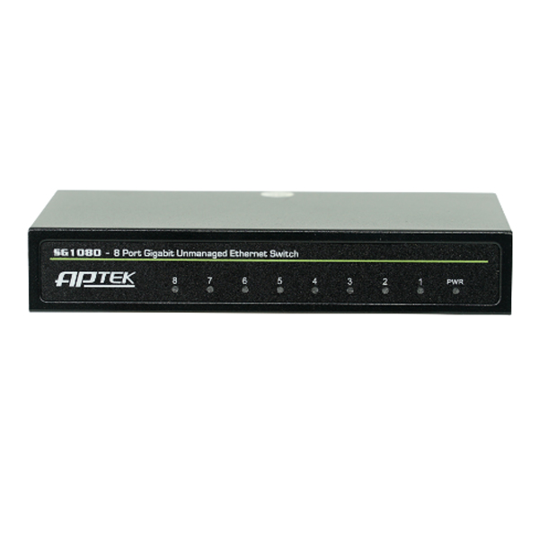 SG1080 - Switch 8 port Gigabit không quản lý - hiệu năng cao cho việc triển khai internet, camera IP tại doanh nghiệp nhỏ, văn phòng...