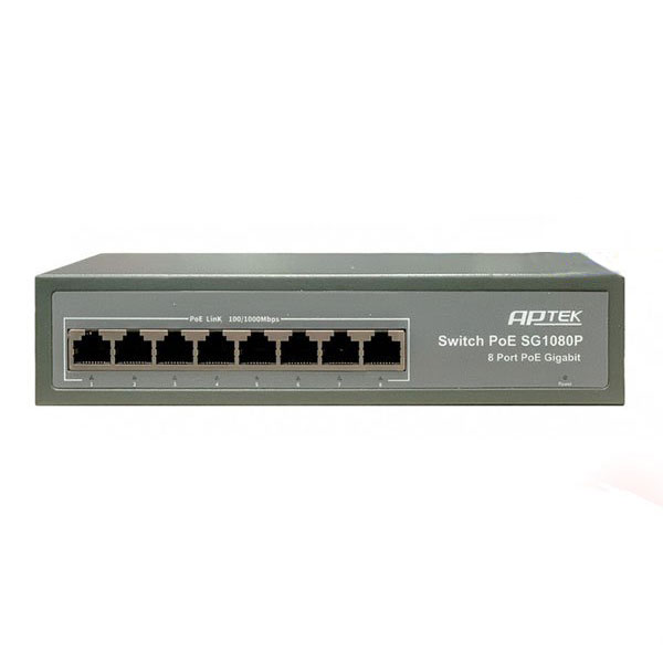 SG1080P Switch 8 port PoE Gigabit - chuyên dụng cho WiFi, camera, truyền tín hiệu và nguồn với khoảng cách 250m