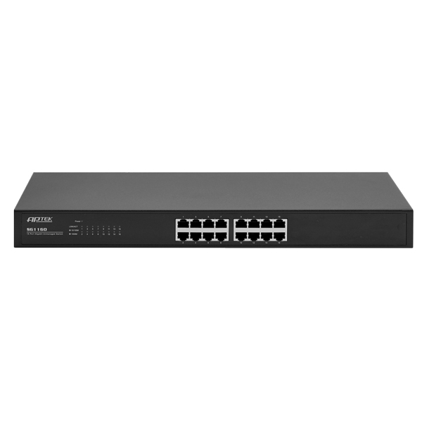 SG1160 - Switch 16 port Gigabit không quản lý - hiệu năng cao cho việc triển khai internet, camera IP tại doanh nghiệp, phòng game, trường học