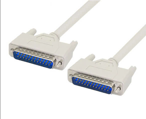 Cáp Com DB25 2 đầu dương