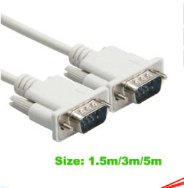 Cáp RS232 Com DB9 2 Đầu Dương dài 1,5m 3m 5m 10m