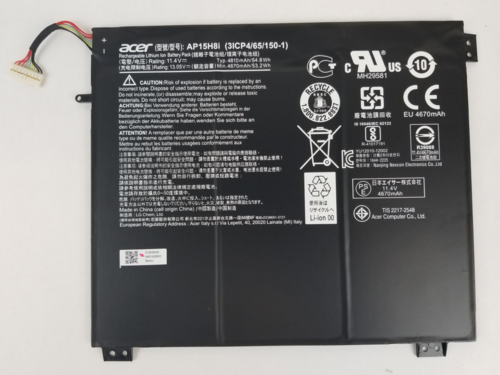 Pin dùng cho laptop Acer Cloudbook 14,AO1-431,Acer Chromebook 11,CB3-111,13 CB5-311,15 C910,Acer TravelMate B115-M, B115-MP,Gateway NE512 (AP15H8I)