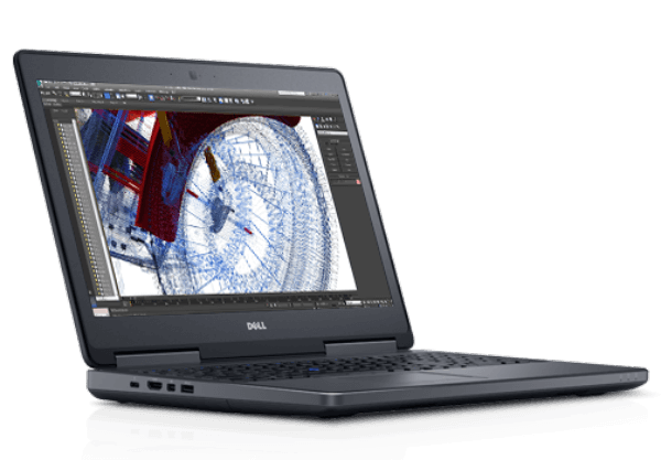 DELL Precision 7520 Core I7 - 7820HQ / RAM8GB / SSD 256GB - FHD 15’’6 VGA 4G - M1200