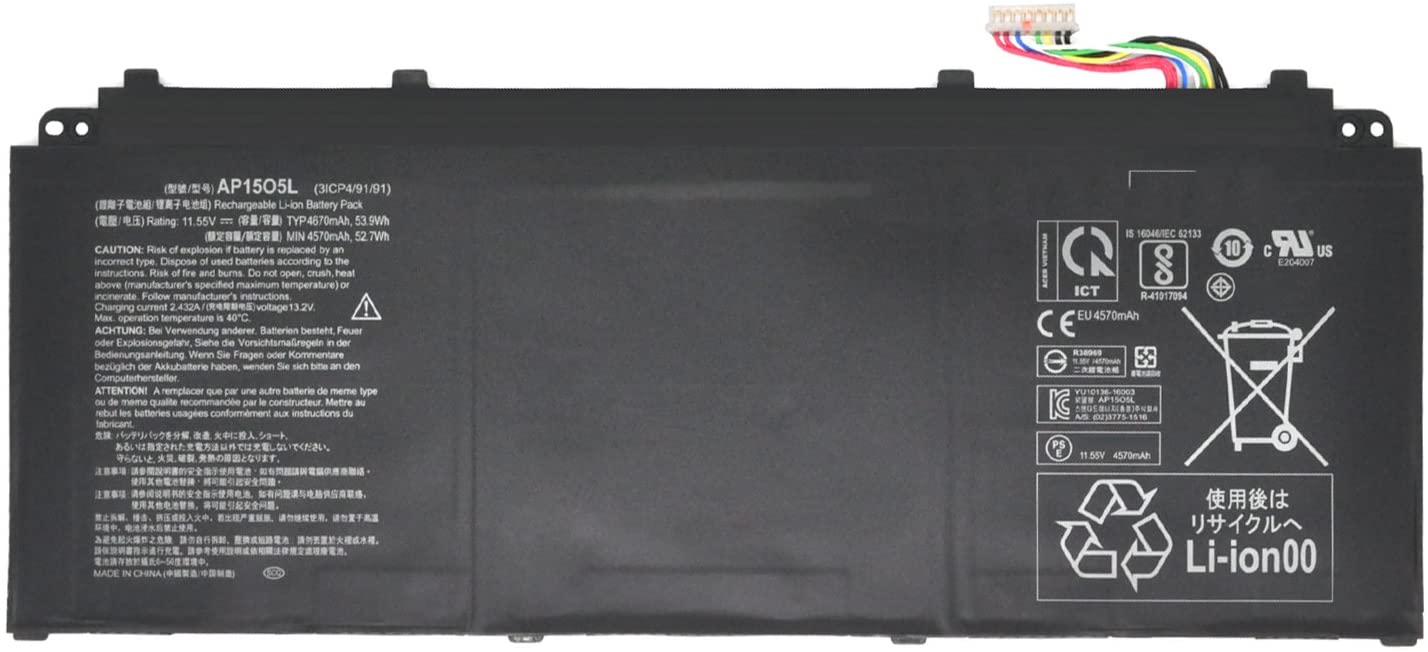 Pin dùng cho laptop Acer S5-371,SF114-32,SF514-51,PT715-51,SP513-52,Chromebook R13 CB5-312T (AP15O5L,AP15O3K)