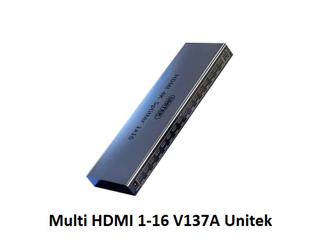 Bộ chia HDMI 16 Cổng Unitek V137A, Hỗ trợ 4K30hz
