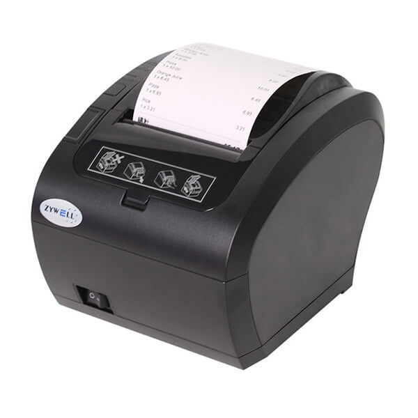Máy in hóa đơn nhiệt  ZY-303 : USB-LAN In số thứ tự xếp hàng tự động