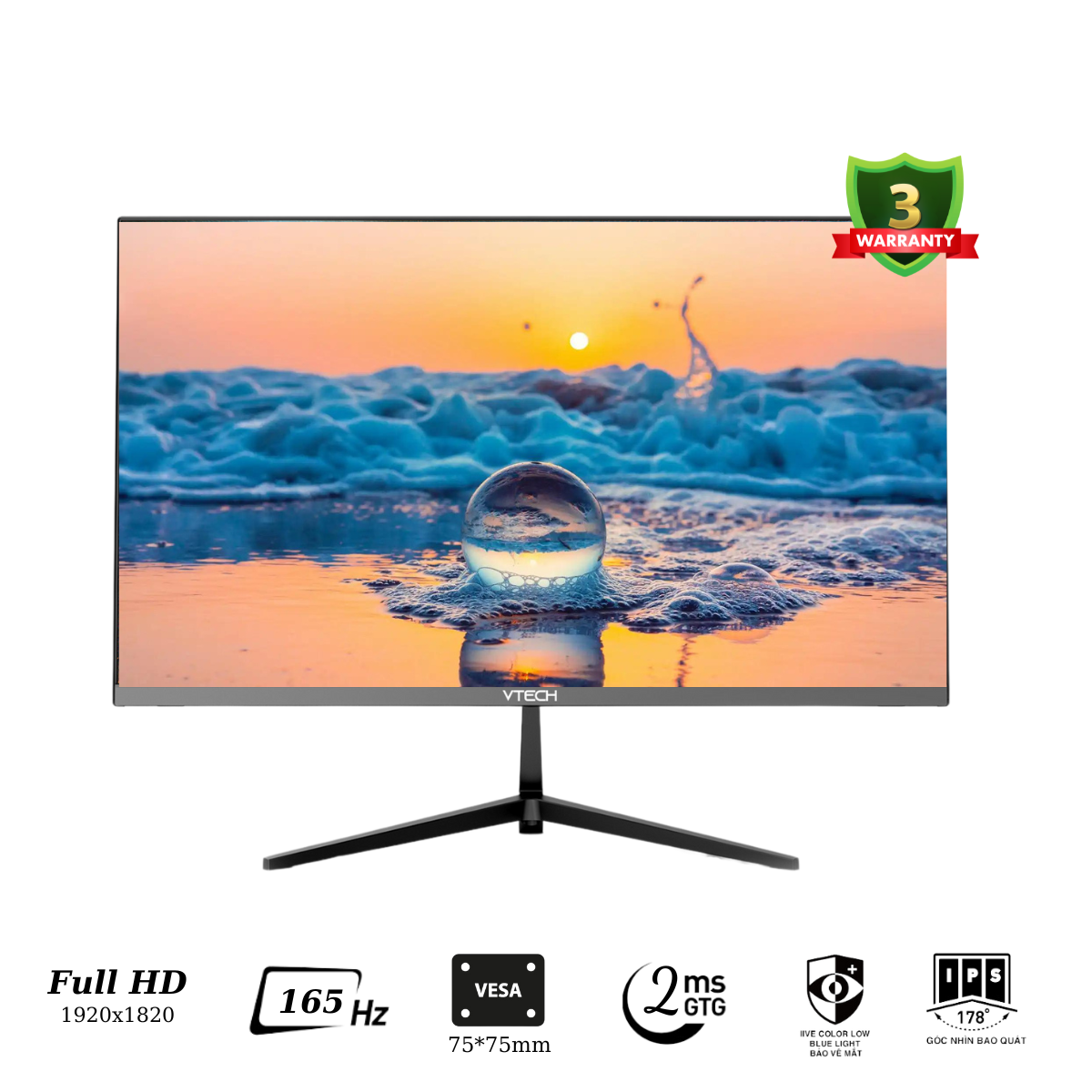 Màn Hình Máy Tính VTECH VTMG243P| Full HD 23.8 Inch IPS 165Hz