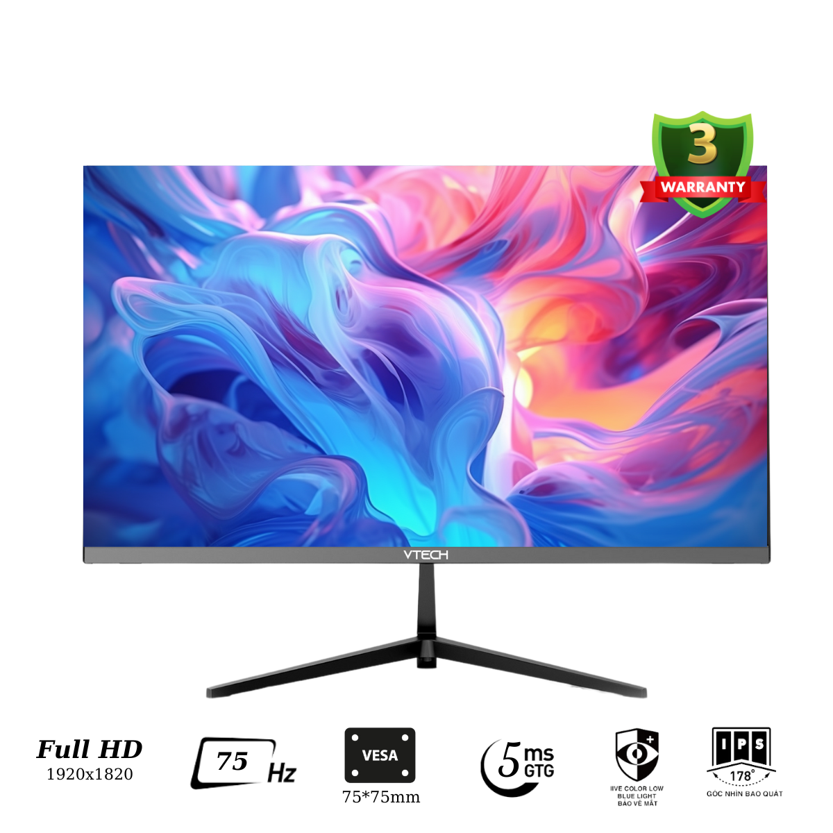 Màn Hình Máy Tính VTECH VTMD271| Full HD 27 Inch IPS 75Hz