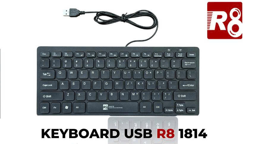 Bàn Phím Có Dây USB Mini R8 1814