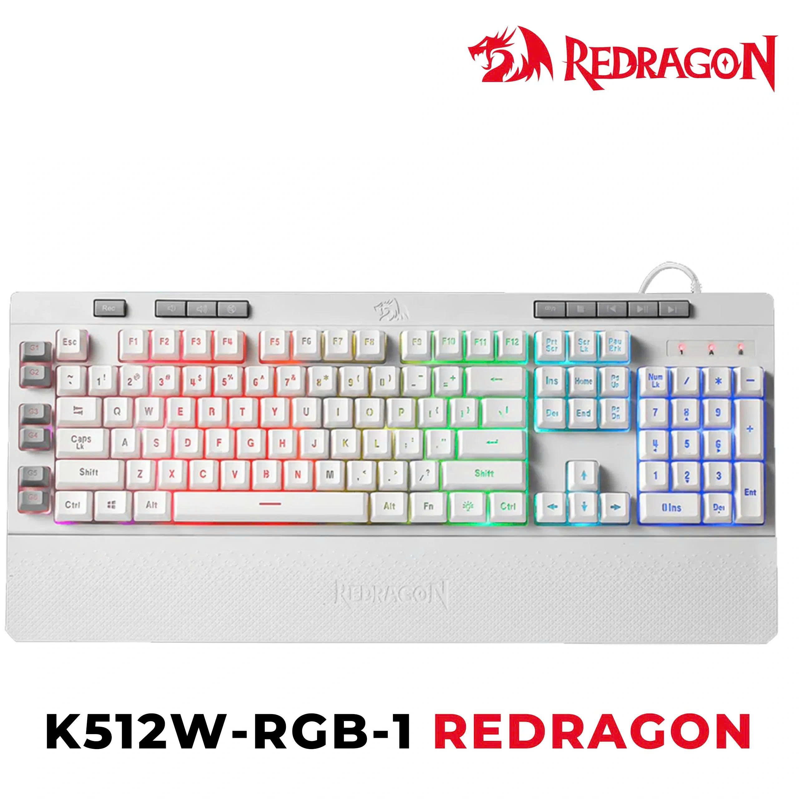 Bàn phím Gaming Redragon Shiva RGB K512W-RGB-1