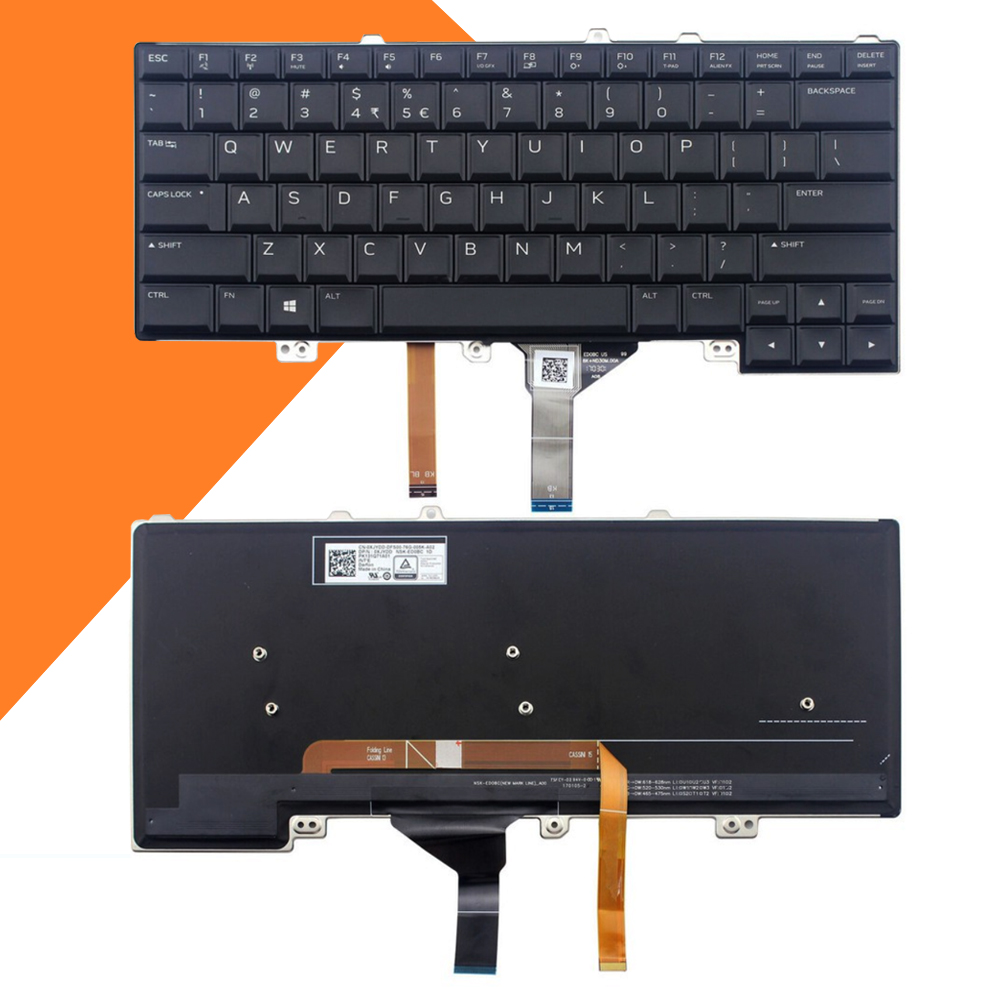 Bàn phím Dùng cho Dell Alienware 13-R3,15-R3,15-R4 (Có Đèn)