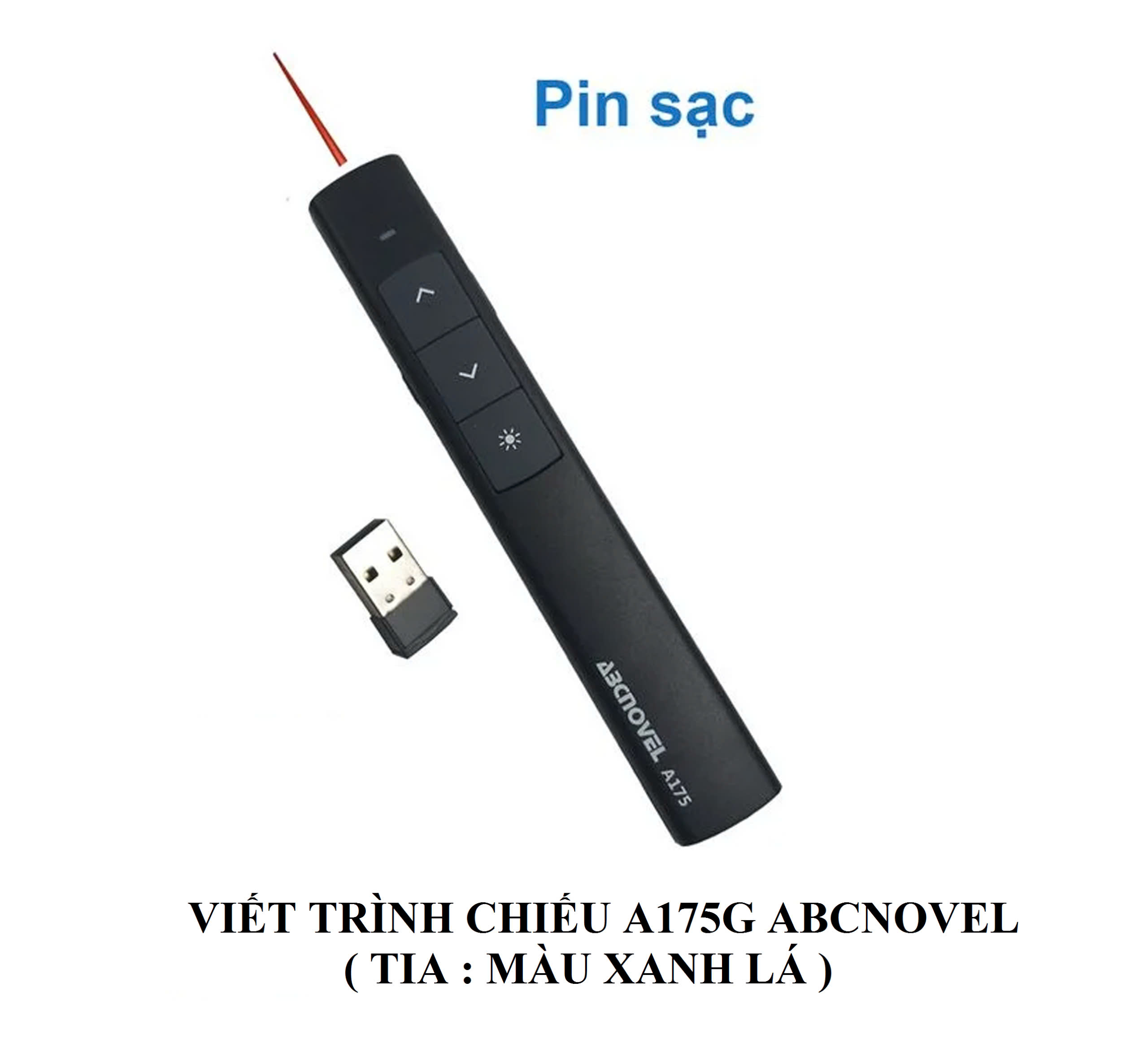 Bút trình chiếu ABCNOVEL A175G ( tia màu xanh lá)