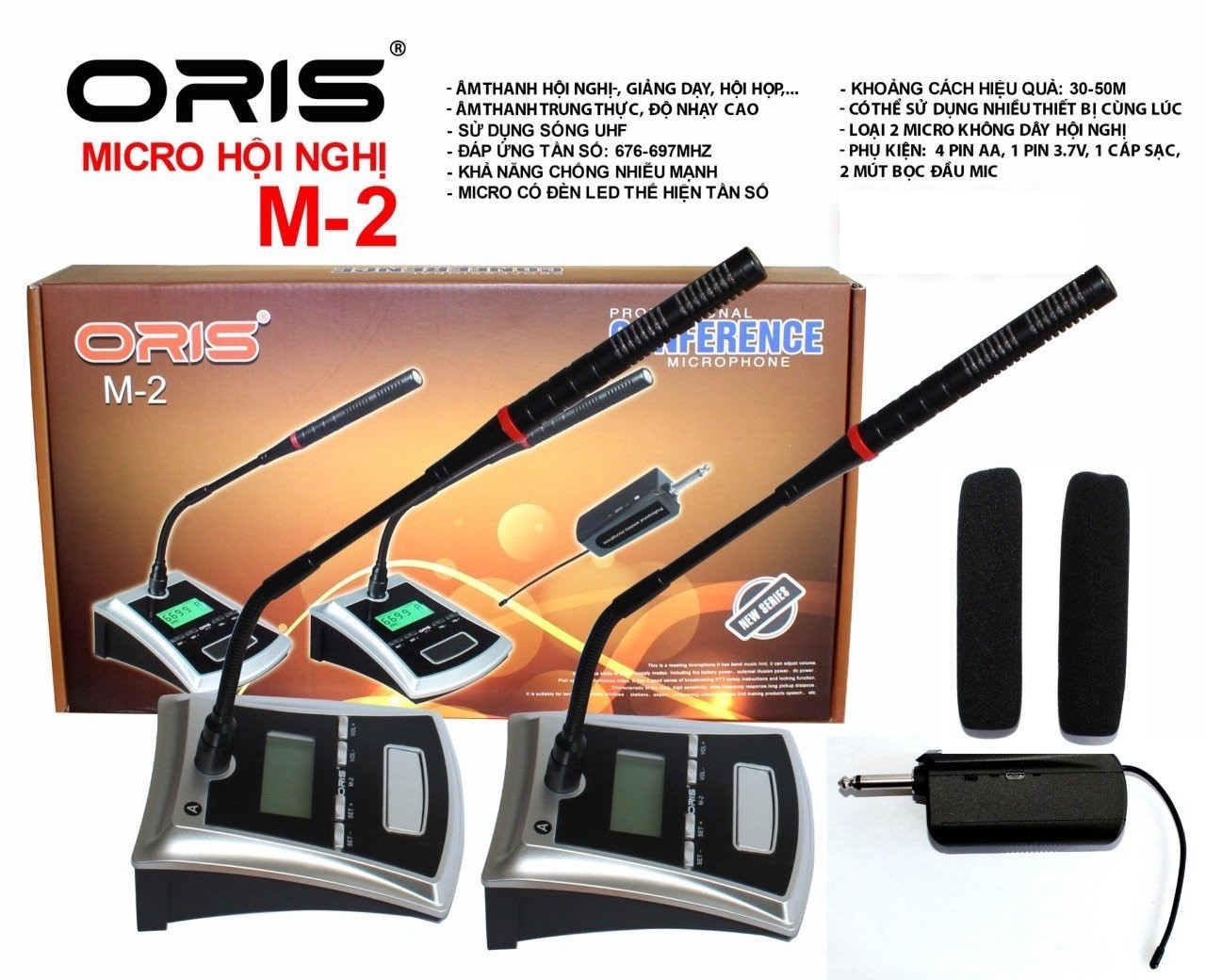 Micro hội nghị không dây Oris M2 - Hàng chính hãng