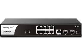 VigorSwitch G2100 - 8 Port Gigabit L2+ Managed Switch with 2 SFP uplink, Swicth chuyên dụng cho doanh nghiệp, văn phòng, Hotel, phòng game …