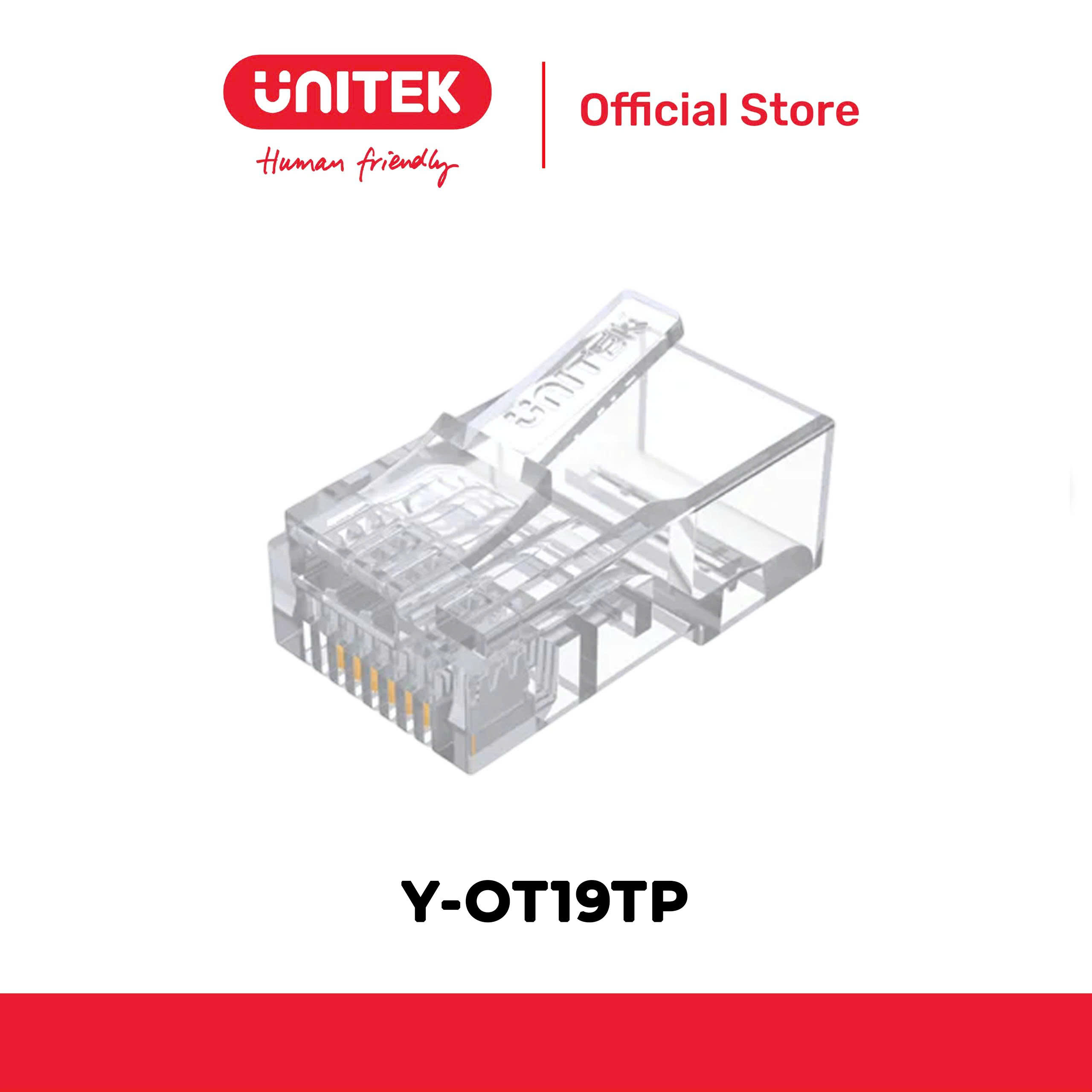 Đầu mạng Cat6 RJ45 (8P8C) UNITEK Y-OT19TP