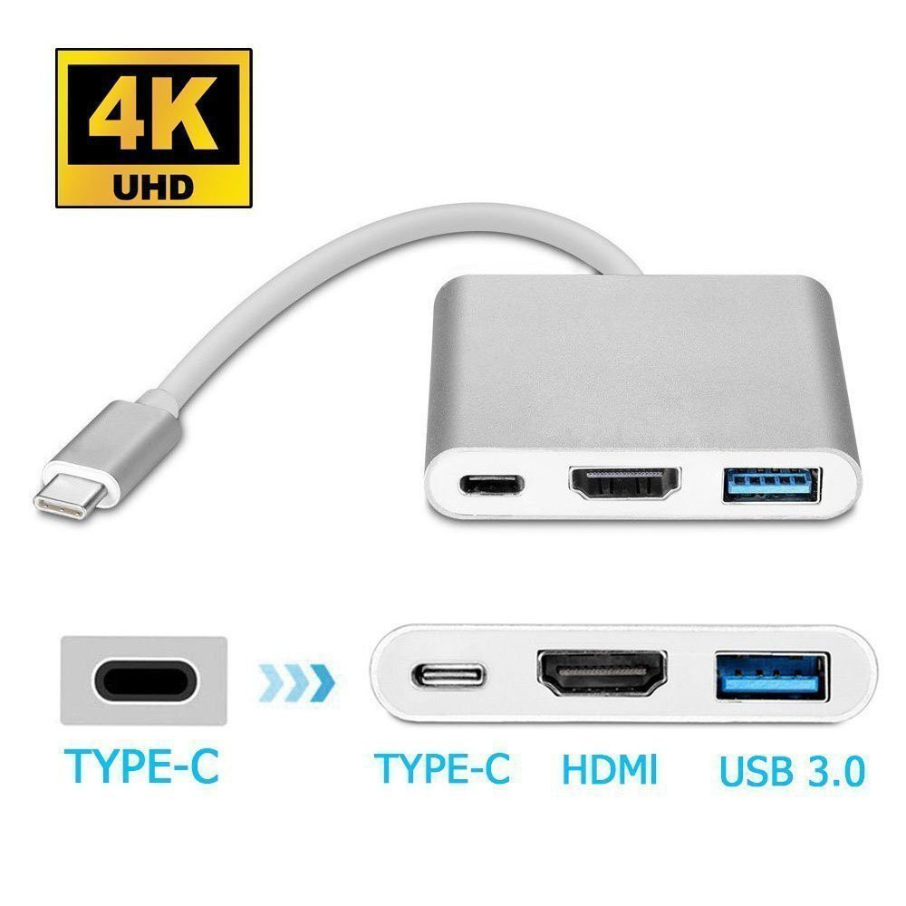 Hub USB-C 3.1 Sang HDMI 4k + USB C