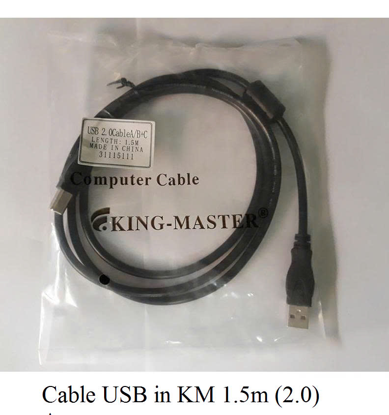 Cáp USB in 2.0 Kingmaster 1m5